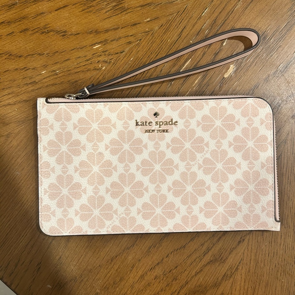 Kate Spade Rose Smoke Wristlet